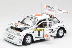 MG Metro 6R4 #8 P. Eklund / D. Whittock Rally Finland 1986 Sun Star 1:18 5536 Kov – obrázok 2 z 8