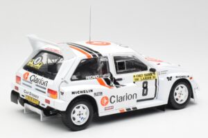 MG Metro 6R4 #8 P. Eklund / D. Whittock Rally Finland 1986 Sun Star 1:18 5536 Kov – obrázok 3 z 8