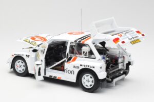 MG Metro 6R4 #8 P. Eklund / D. Whittock Rally Finland 1986 Sun Star 1:18 5536 Kov – obrázok 5 z 8