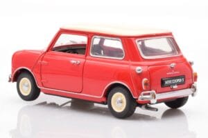 Mini Cooper 1275 S Červený Kyosho 1:18 8840 Kov – obrázok 7 z 8