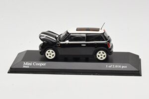 MINI Cooper R50 Čierny Minichamps 1:43 431138101 Kov – obrázok 2 z 5