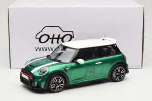 MINI Cooper F56 JCW British Racing Zelený Otto 1:18 OT1098 Živica – obrázok 6 z 6