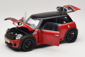 Mini Cooper John Cooper Works R56 Červený & Čierny Kyosho 1:18 80430419909 Kov – obrázok 2 z 8