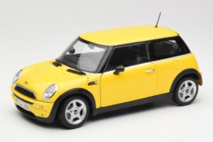 Mini Cooper One R50 Aerodynamický Paket Žltý Kyosho 1:18 80430148553 Kov