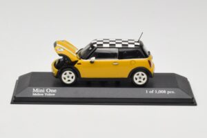 MINI One R50 Žltý Minichamps 1:43 431138104 Kov – obrázok 2 z 5