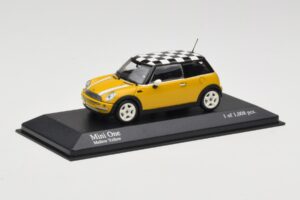 MINI One R50 Žltý Minichamps 1:43 431138104 Kov – obrázok 4 z 5