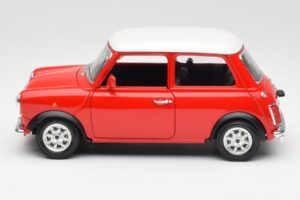 Mini Cooper Červený Bburago 1:18 3379 Kov – obrázok 4 z 8