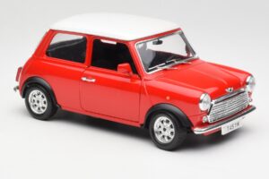 Mini Cooper Červený Bburago 1:18 3379 Kov – obrázok 6 z 8