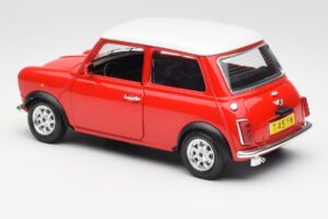 Mini Cooper Červený Bburago 1:18 3379 Kov – obrázok 7 z 8