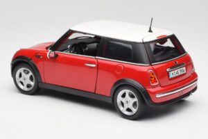 Mini Cooper R50 Červený Maisto 1:18 31619 Kov – obrázok 4 z 8