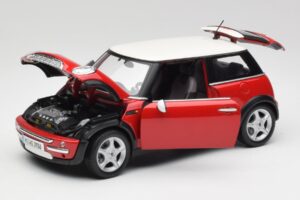 Mini Cooper R50 Červený Maisto 1:18 31619 Kov – obrázok 8 z 8