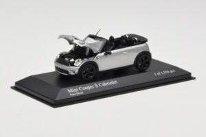 Mini Cooper S R57 Kabriolet Strieborný Minichamps 1:43 431138830 Kov – obrázok 6 z 6