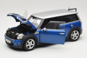 Mini Cooper S Clubman R55 Modrý & Strieborný Kyosho 1:18 80430421048 Kov – obrázok 2 z 8