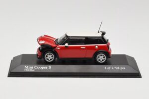 MINI Cooper S R53 Červený Minichamps 1:43 431138200 Kov – obrázok 5 z 5