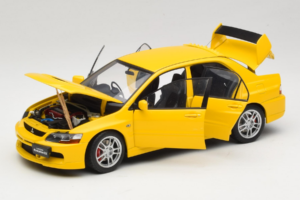 Mitsubishi Lancer Evolution IX GSR Žltý AUTOart 1:18 77192 Kov – obrázok 2 z 8