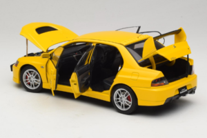 Mitsubishi Lancer Evolution IX GSR Žltý AUTOart 1:18 77192 Kov – obrázok 5 z 8