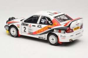 Mitsubishi Carisma GT Group N2 R. Burns / R. Reid RAC Rally 1997 Biely Otto 1:18 OT1192 Živica – obrázok 5 z 6