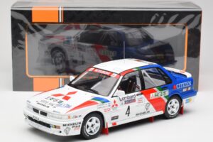 Mitsubishi Galant VR-4 #4 A. Vatanen RAC Rally 1990 IXO 1:18 18RMC192B Kov – obrázok 6 z 6