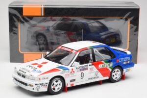Mitsubishi Galant VR-4 #9 K. Eriksson / S. Parmander RAC Rally 1990 IXO 1:18 18RMC192A Kov – obrázok 6 z 6