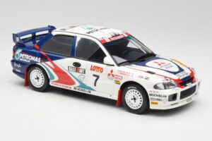 Mitsubishi Lancer Evo 3 Group A #4 T. Makinen / S. Harjanne Rally Australia 1996 Otto 1:18 OT475 Živica – obrázok 4 z 6