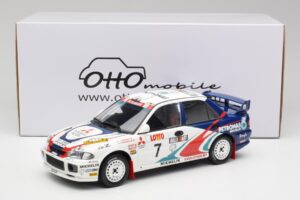 Mitsubishi Lancer Evo 3 Group A #4 T. Makinen / S. Harjanne Rally Australia 1996 Otto 1:18 OT475 Živica – obrázok 6 z 6