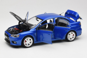 Mitsubishi Lancer Evolution X Modrý OEM 1:18 MLE01 Kov – obrázok 2 z 8