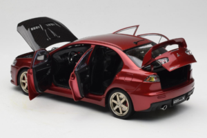 Mitsubishi Lancer Evolution X Červený OEM 1:18 MLE02 Kov – obrázok 5 z 8