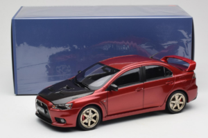 Mitsubishi Lancer Evolution X Červený OEM 1:18 MLE02 Kov – obrázok 8 z 8