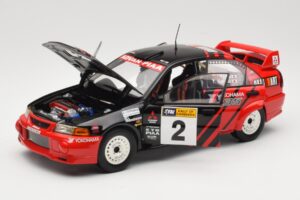 Mitsubishi Lancer Evolution VI #2 Y. Kataoka / S. Hayashi Winner Rally Canberra 1999 AUTOart 1:18 89942 Kov – obrázok 2 z 8