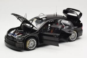 Mitsubishi Lancer Evolution WRC Plain Body Čierny AUTOart 1:18 80528 Kov – obrázok 2 z 8