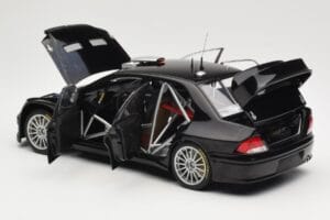 Mitsubishi Lancer Evolution WRC Plain Body Čierny AUTOart 1:18 80528 Kov – obrázok 5 z 8