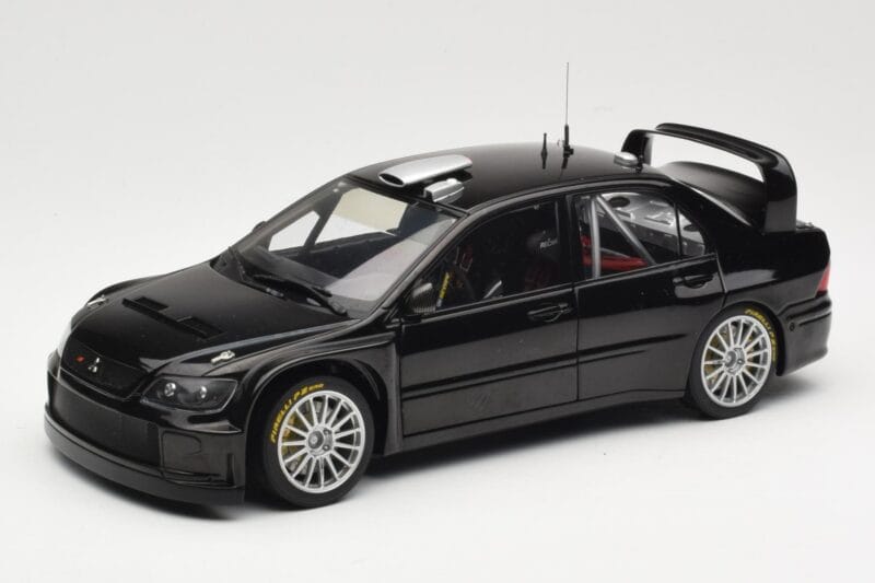 Mitsubishi Lancer Evolution WRC Plain Body Čierny AUTOart 1:18 80528 Kov