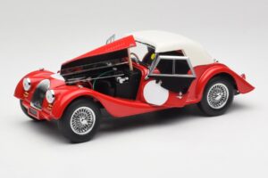 Morgan 4/4 Plus Competition Hardtop Červený Kyosho 1:18 08114R Kov – obrázok 2 z 8