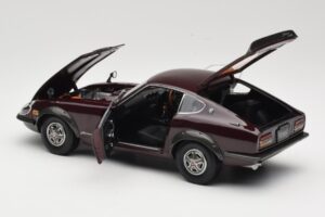Nissan Fairlady 240Z-G S30 Vínový Kyosho 1:18 08212M Kov – obrázok 5 z 8