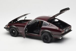 Nissan Fairlady 240ZG Hnedý Kyosho 1:18 08217M Kov – obrázok 5 z 8
