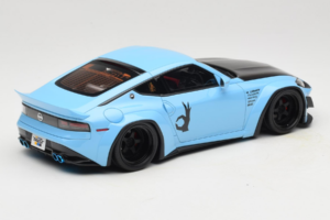 Nissan Fairlady Z RZ34 Pandem China Blue Black GT Spirit 1:18 GT943 Živica – obrázok 2 z 6