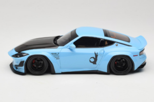 Nissan Fairlady Z RZ34 Pandem China Blue Black GT Spirit 1:18 GT943 Živica – obrázok 3 z 6