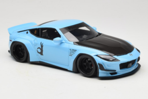 Nissan Fairlady Z RZ34 Pandem China Blue Black GT Spirit 1:18 GT943 Živica – obrázok 4 z 6