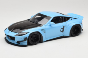 Nissan Fairlady Z RZ34 Pandem China Blue Black GT Spirit 1:18 GT943 Živica