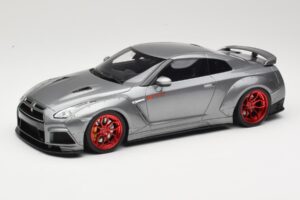 Nissan GT-R R35 Prior Design Šedý GT Spirit 1:18 GT243 Živica