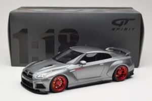 Nissan GT-R R35 Prior Design Šedý GT Spirit 1:18 GT243 Živica – obrázok 6 z 6