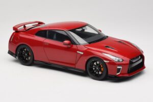 Nissan GT-R R35 Track Edition NISMO Vibrant Red MotorHelix 1:18 M83511 Kov – obrázok 6 z 8