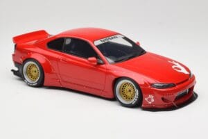 Nissan Silvia S15 Rocket Bunny Burning Red Otto 1:18 OT1115 Živica – obrázok 4 z 6