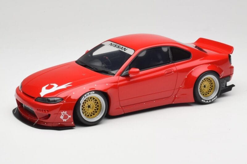 Nissan Silvia S15 Rocket Bunny Burning Red Otto 1:18 OT1115 Živica
