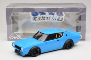 Nissan Skyline 2000 GT-R KPGC110 LB Works Modrý Otto 1:18 OT1210 Živica – obrázok 2 z 6