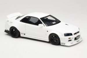 Nissan Skyline GT-R BNR34 by KRC Pearl White Otto 1:18 OT1135 Živica – obrázok 4 z 6