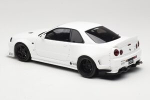 Nissan Skyline GT-R BNR34 by KRC Pearl White Otto 1:18 OT1135 Živica – obrázok 5 z 6