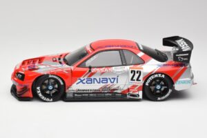 Nissan Skyline GT-R #22 M. Krumm / S. Motoyama Xanavi Nismo JGTC 2002 AUTOart 1:18 80277 Kov – obrázok 3 z 6