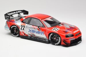 Nissan Skyline GT-R #22 M. Krumm / S. Motoyama Xanavi Nismo JGTC 2002 AUTOart 1:18 80277 Kov – obrázok 4 z 6