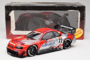 Nissan Skyline GT-R #22 M. Krumm / S. Motoyama Xanavi Nismo JGTC 2002 AUTOart 1:18 80277 Kov – obrázok 6 z 6